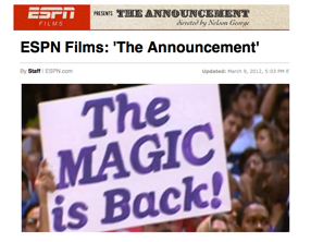 Imagen: Documental 'The Announcement'